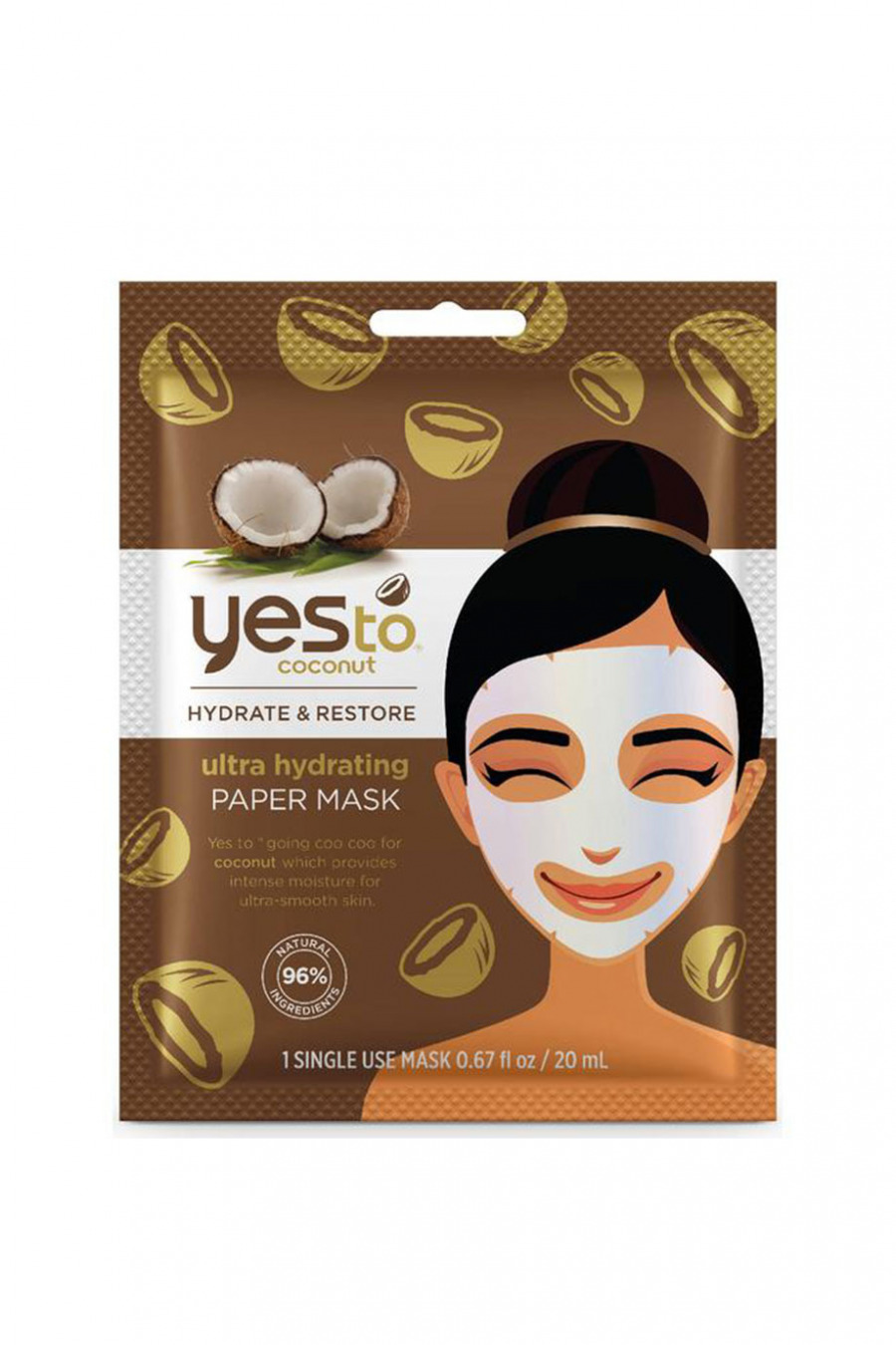 Yes To Coconut, Ultra Hydrating Paper Mask
