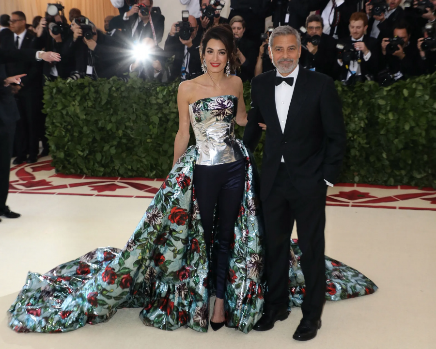 Amal Clooney - Richard Quinn, 2018