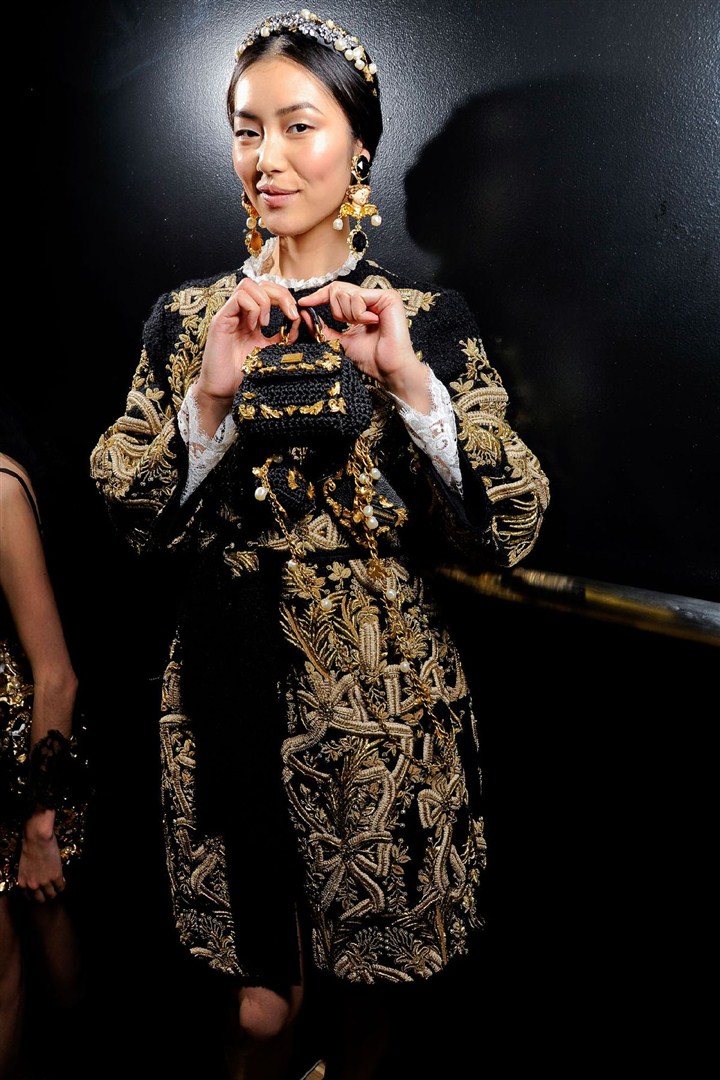 Dolce & Gabbana 2012-2013 Sonbahar/Kış Çekim Arkası