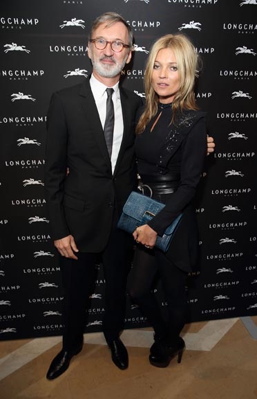 Longchamp’ın Londra Moda Haftası’nda verdiği partide Kate Moss onur konuğuydu.