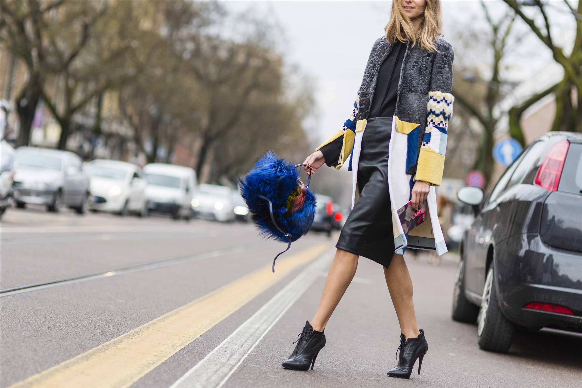 2014-2015 Sonbahar/Kış Milano Moda Haftası Sokak Stili
