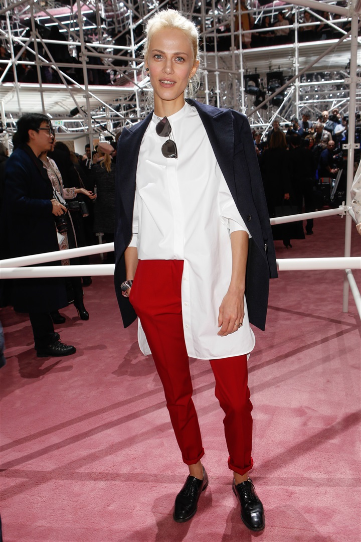 Christian Dior 2015 İlkbahar/Yaz Couture Ön Sıradakiler