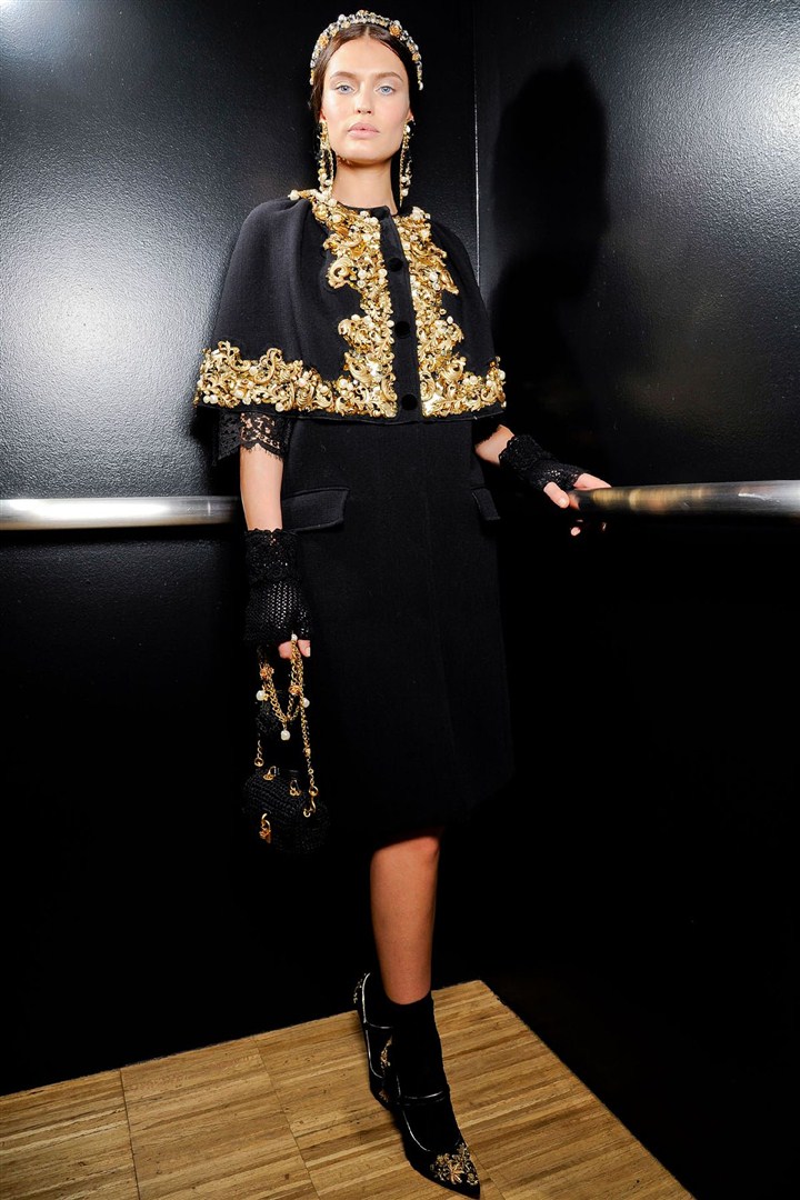 Dolce & Gabbana 2012-2013 Sonbahar/Kış Çekim Arkası