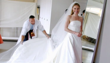Kate Bosworth'un Muhteşem Gelinliğini ile Buluşması