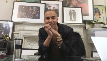 Olivier Rousteing ile Paris'te