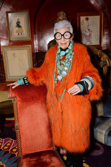 Modanın Özgün Kraliçesi Iris Apfel