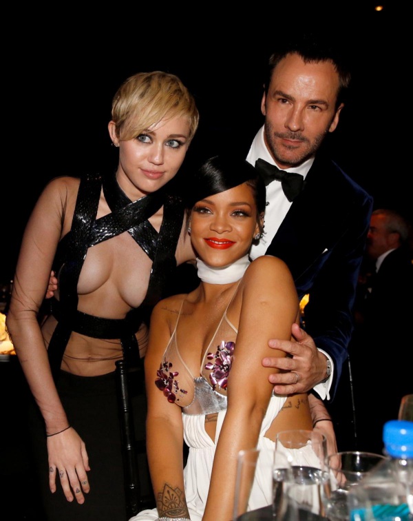 Miley Cyrus, Rihanna, Tom Ford
