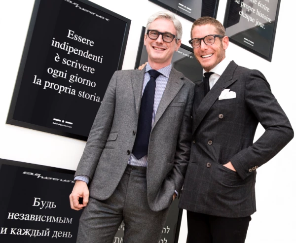 Italia Independent x Adidas Italia Independent Yönetim Kurulu Başkanı Lapo Elkann, Italia Independent Kurucu Ortak ve CEO’su Andrea Tessitore