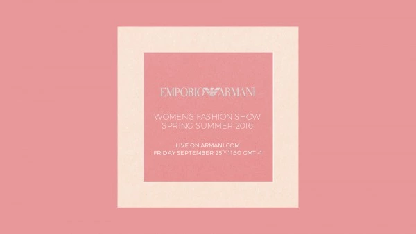 Canlı: Emporio Armani 2016 İlkbahar/Yaz Canlı: Emporio Armani 2016 İlkbahar/Yaz