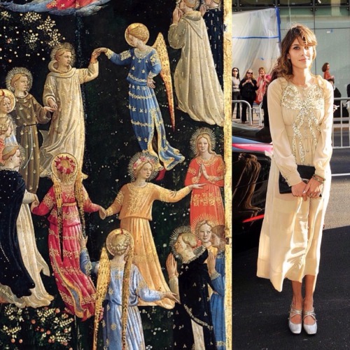 Last Judgment, Fra Angelico (c.1450) - Alexa Chung CFDA Fashion Awards 2010