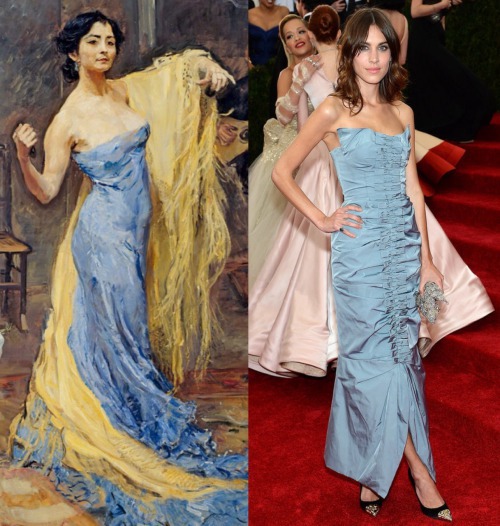 The Dancer Marietta di Rigardo, Max Slevogt (1904) - Alexa Chung, MET Gala 2014