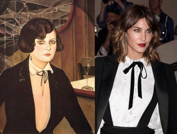 Lotte, Christian Schad (1927) - Alexa Chung, MET Gala 2010