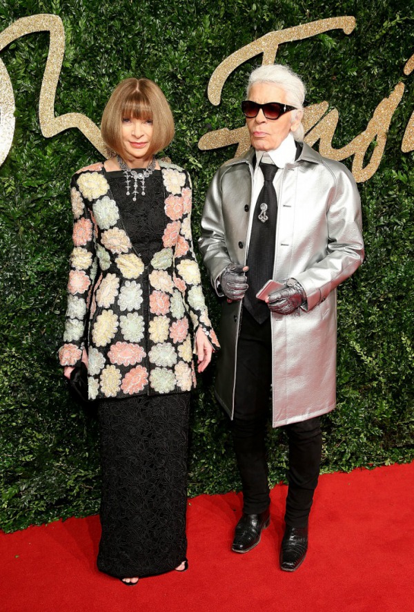 Anna Wintour, Karl Lagerfeld