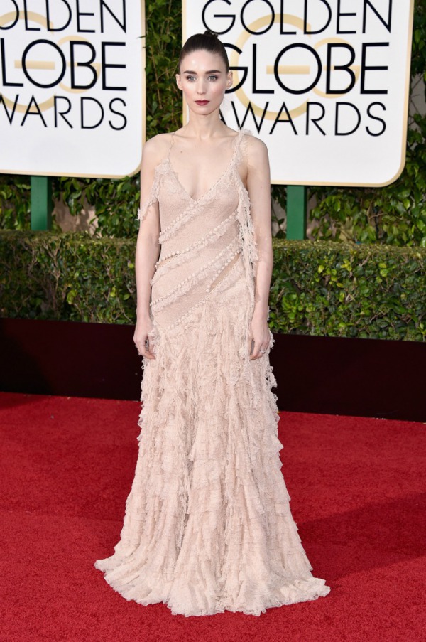 Rooney Mara, Elbise: Alexander McQueen, Mücevher: Fred Leighton