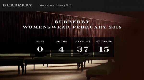 Canlı: Burberry Sonbahar/Kış 2016-17
