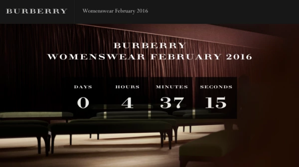 Canlı: Burberry Sonbahar/Kış 2016-17 Canlı: Burberry Sonbahar/Kış 2016-17