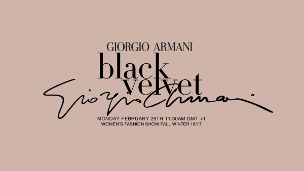 Canlı: Giorgio Armani Sonbahar/Kış 2016-17
