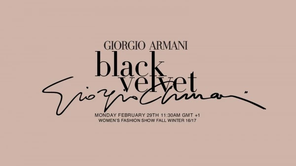 Canlı: Giorgio Armani Sonbahar/Kış 2016-17 Canlı: Giorgio Armani Sonbahar/Kış 2016-17