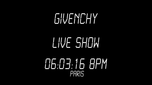 givenchy livestream