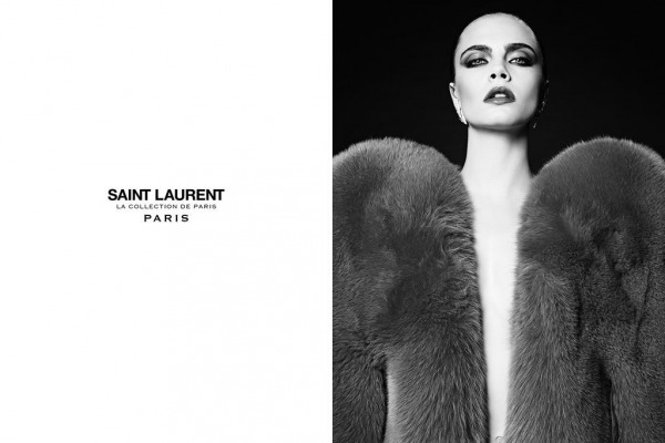 Car Delevingne Saint Laurent