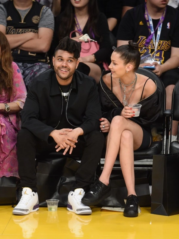 Bella Hadid ve The Weeknd'in NBA Merakı Bella Hadid, The Weeknd
