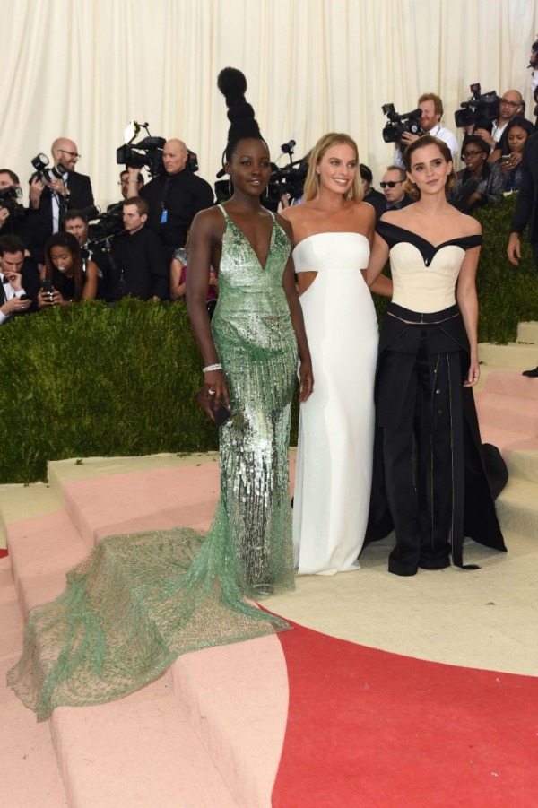 Lupita Nyong'o, Margot Robbie, Emma Watson