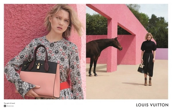 Léa Seydoux'nun İlk Louis Vuitton Kampanyası Louis Vuitton