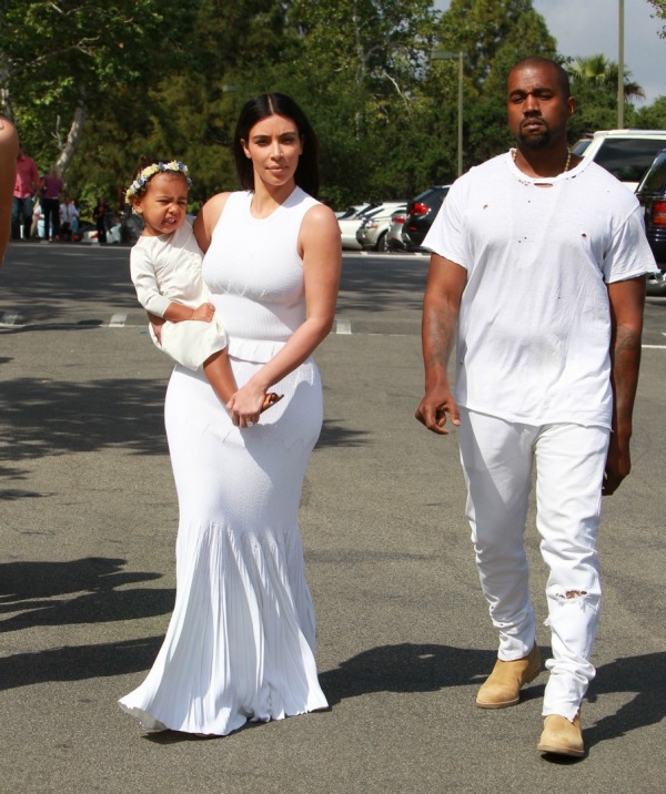 Kim Kardashian, Kanye West, North West