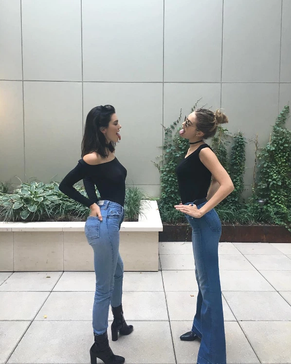 Kendall Jenner ve Gigi Hadid yine bir örnek.