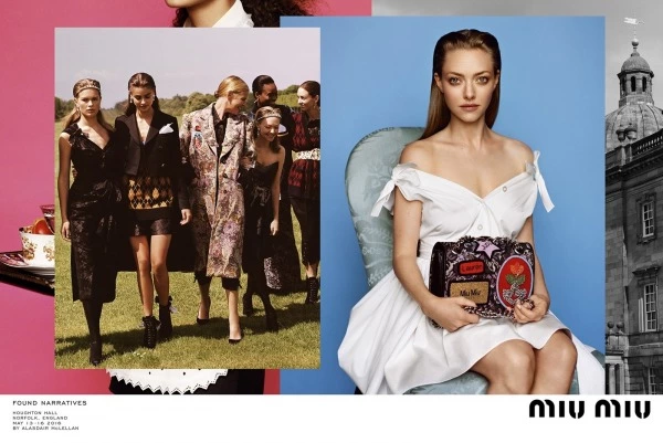 Miu Miu'nun Modern Aristokratı: Amanda Seyfried Miu Miu Sonbahar/Kış 2016-17