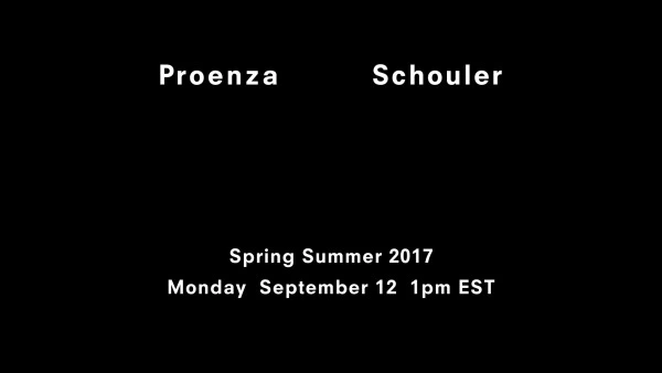Canlı: Proenza Schouler 2017 İlkbahar/Yaz Canlı: Proenza Schouler 2017 İlkbahar/Yaz