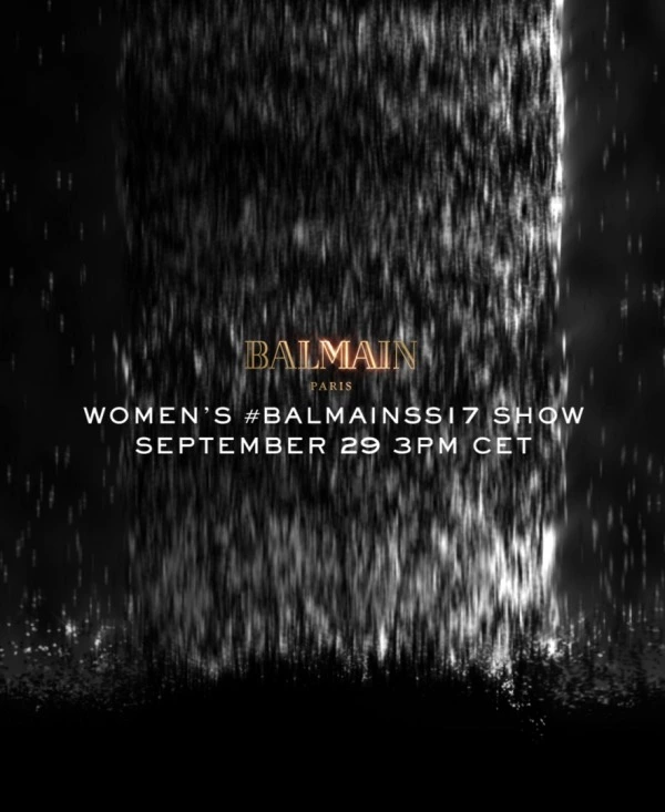 Canlı: Balmain 2017 İlkbahar/Yaz Canlı: Balmain 2017 İlkbahar/Yaz