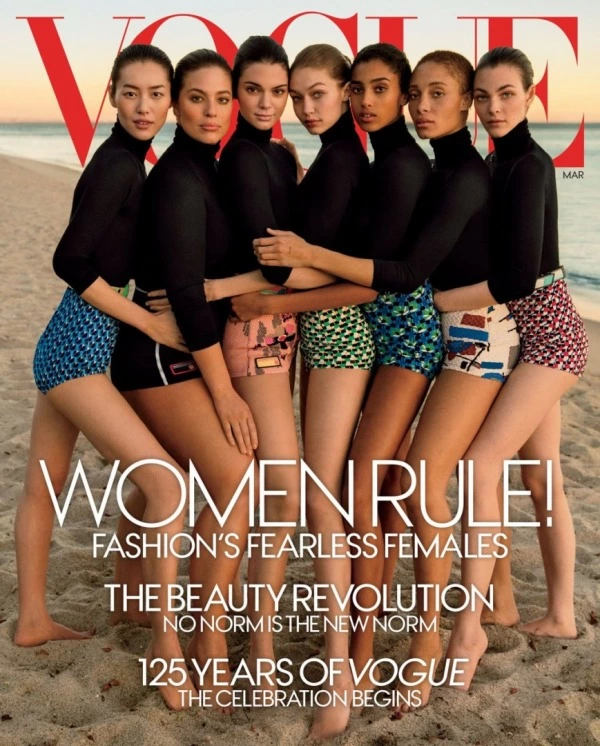 Amerikan Vogue'undan Modayı Özgürleştiren Kapak Vogue US Mart 2017