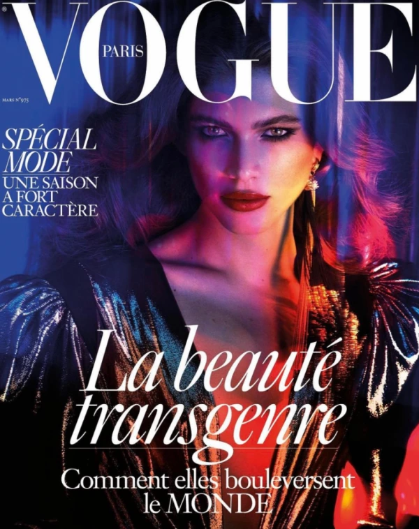 Vogue Paris'in Kapağındaki Trans Model: Valentina Sampaio Vogue Paris'in Kapağındaki Trans Model: Valentina Sampaio