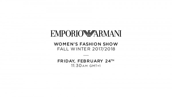Canlı: Emporio Armani 2017-18 Sonbahar/Kış