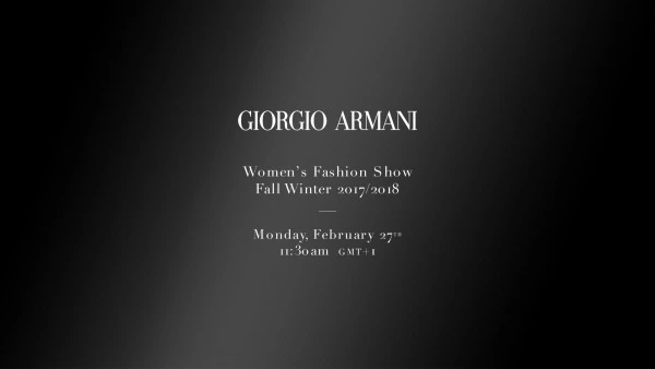 Canlı: Giorgio Armani 2017-18 Sonbahar/Kış Canlı: Giorgio Armani 2017-18 Sonbahar/Kış