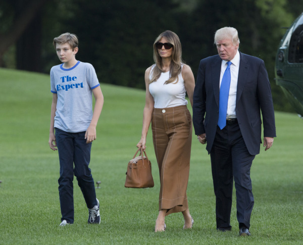 Melania Trump, Donald Trump, Barron Trump