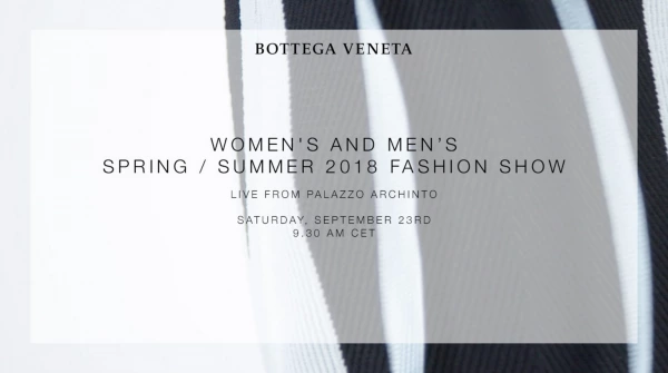 Canlı: Bottega Veneta 2018 İlkbahar/Yaz Canlı: Bottega Veneta 2018 İlkbahar/Yaz