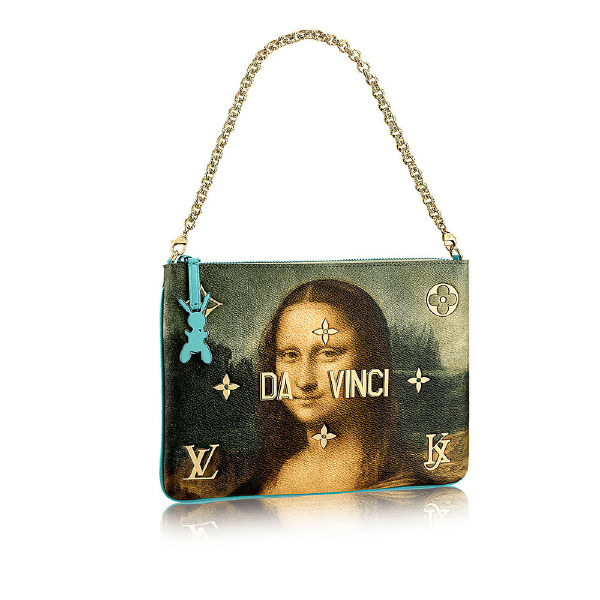 Louis Vuitton X Jeff Koons Leonardo da Vinci Clutch