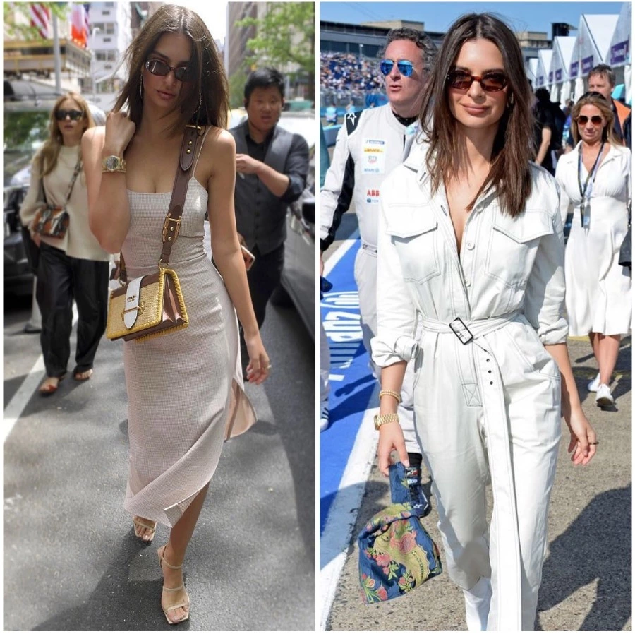 Emily Ratajkowski'den Yaz Üniforması için 2 Farklı Stil Emily Ratajkowski