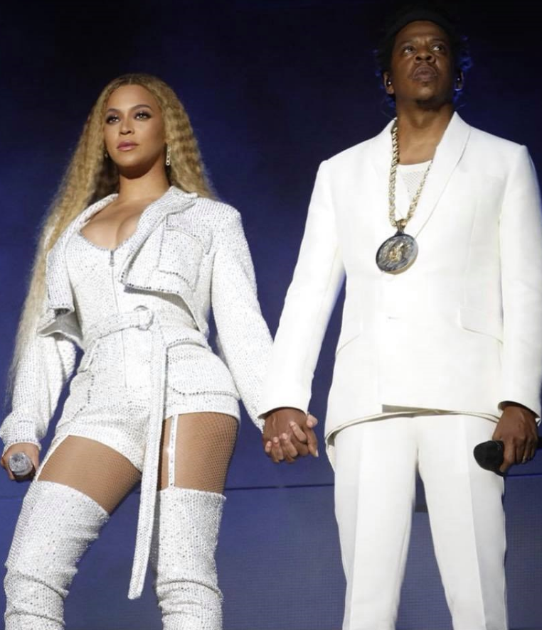 Beyoncé: Balmain, Jay-Z: Givenchy 