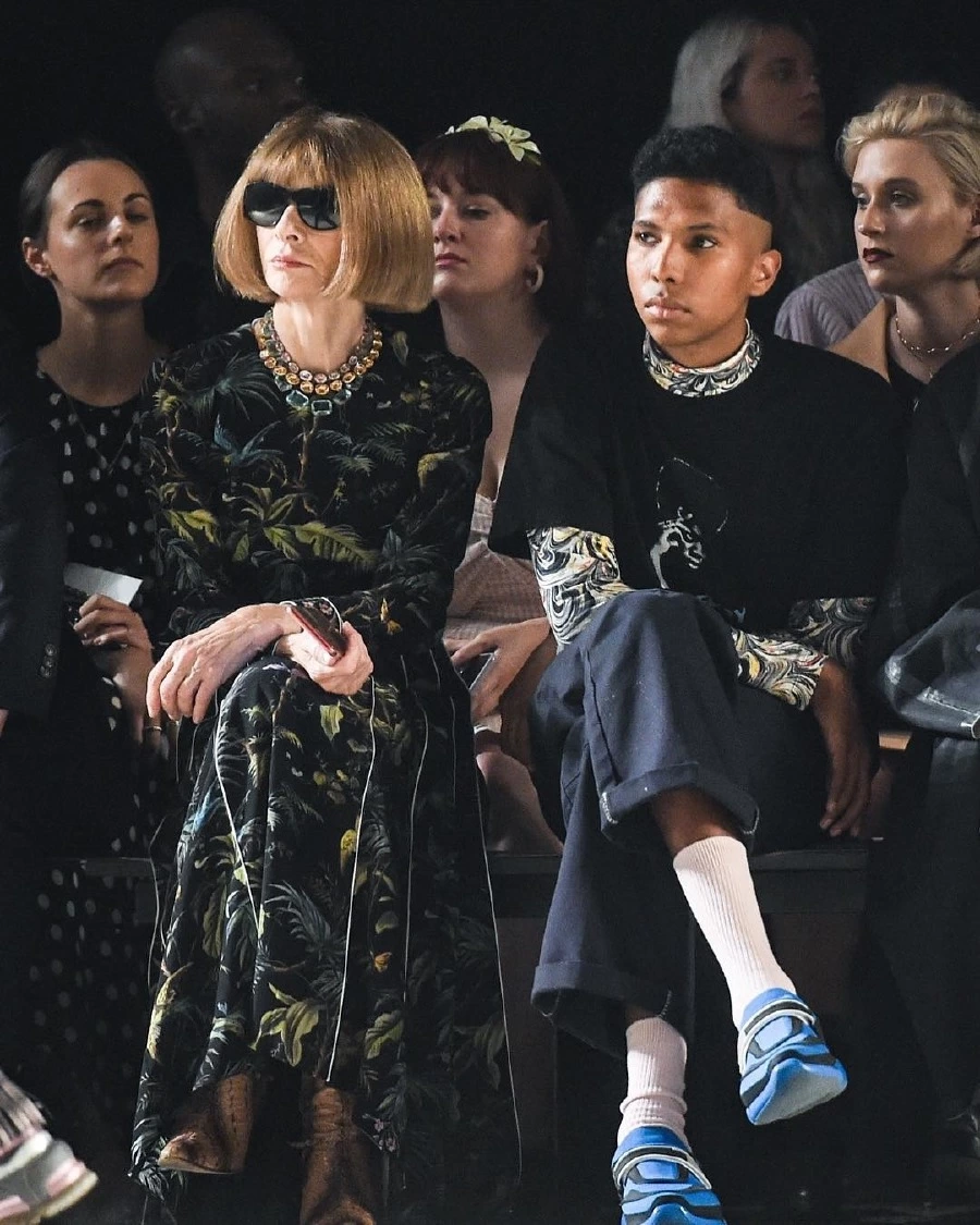 Ön Sırada Tarihi An! Anna Wintour ve Tyler Mitchell Yan Yana! Anna Wintour