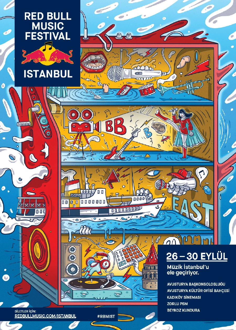 Müzik İstanbul'u Ele Geçiriyor: Red Bull Müzik Festivali redbull