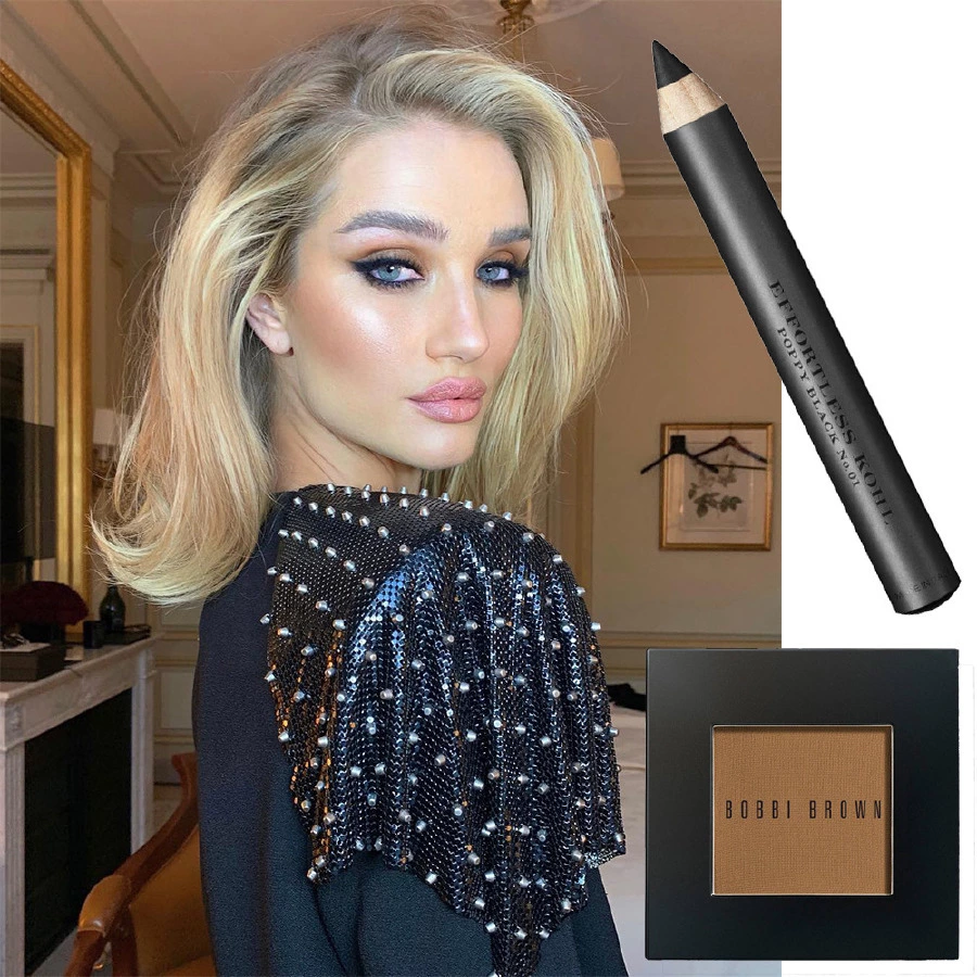Rosie Huntington-Whiteley'den Davetlere Özel 3 Gece Makyajı rosie huntington-whiteley
