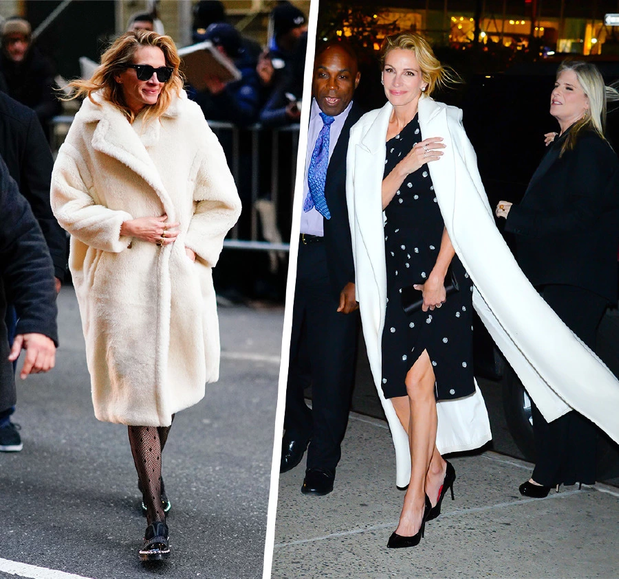 Beyaz Paltonuzu Hangi Julia Roberts Gibi Giyersiniz? julia roberts