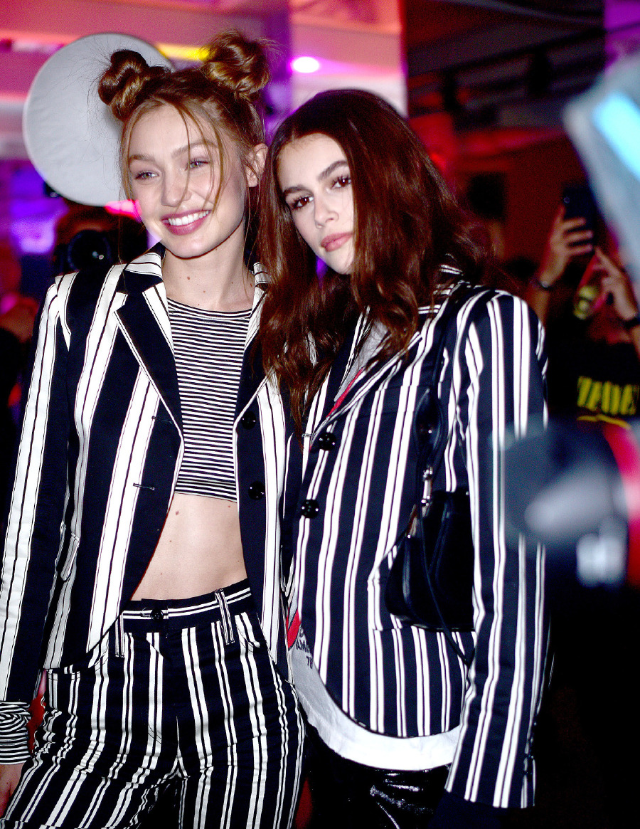 gigi hadid, kaia gerber