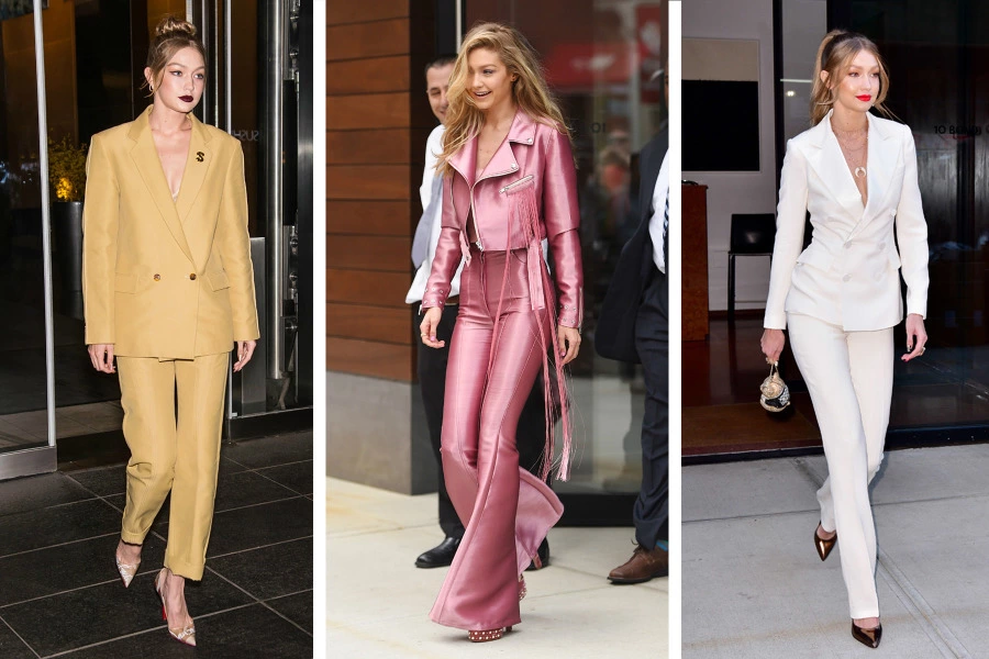 Gigi Hadid'ten 6 Adımda Takım Elbise Giyme Dersi gigi hadid