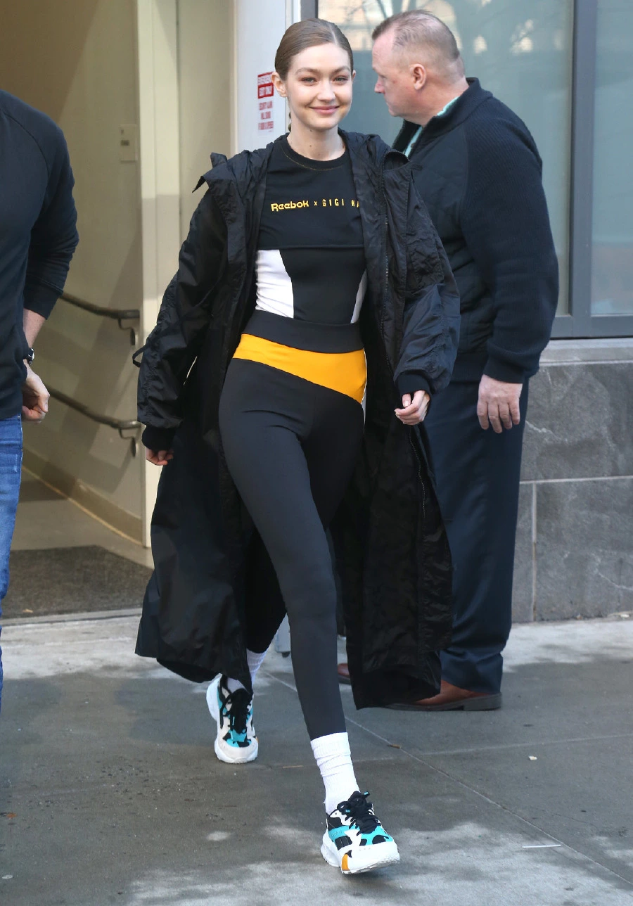 Atletizmin Doruklarında: Gigi Hadid gigi hadid, atletik, saç, reebok, trend, stil