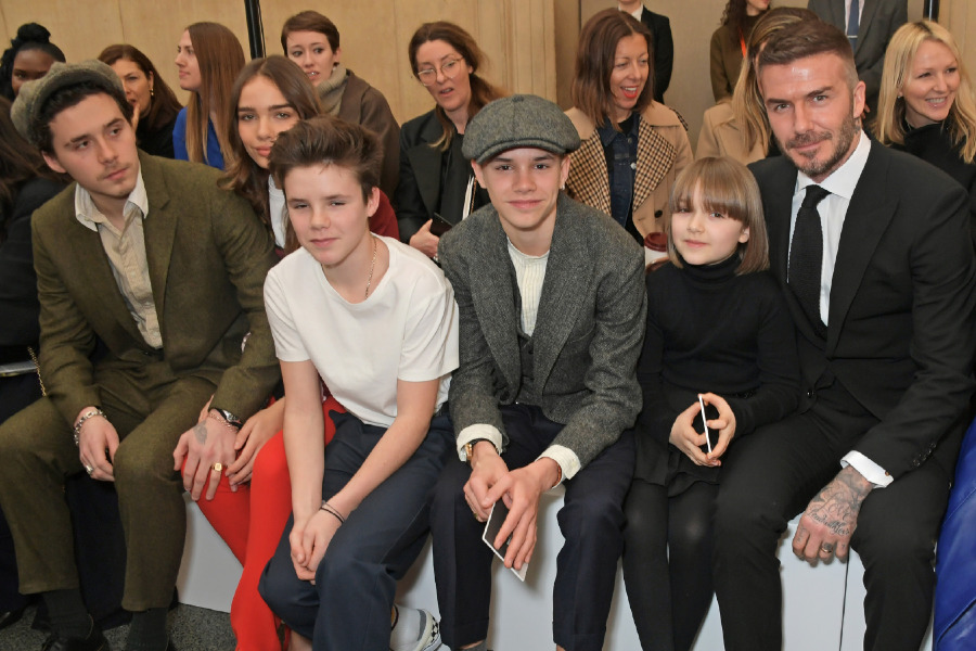 Beckham 5'lisi de Victoria Beckham Defilesinde! beckham