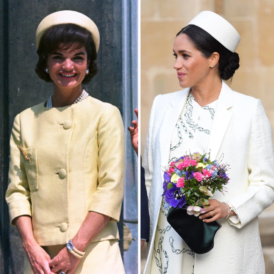 Meghan Markle'ın Jackie Kennedy Esintili Görünümü meghan markle jackie kennedy